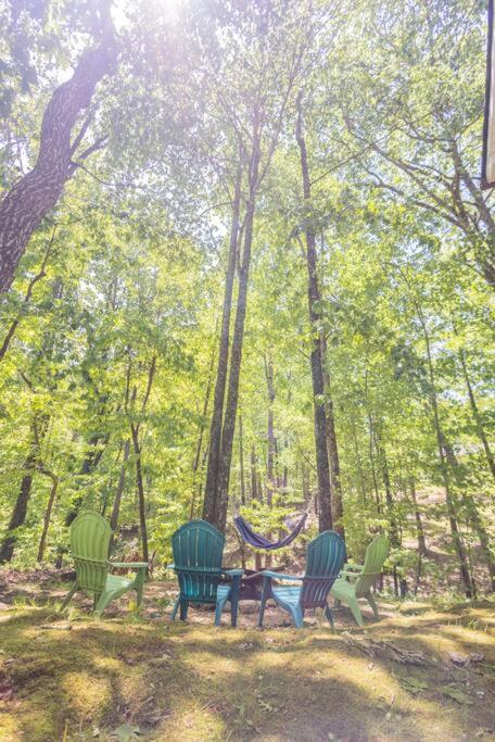 Pet Friendly Luxury Cabin Near Helen With Fire Pit Cleveland Dış mekan fotoğraf